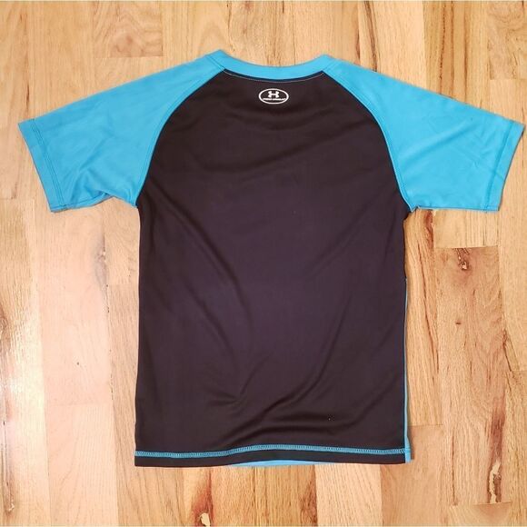 NWOT Under Armour Heat Gear Turquoise Grapic Tee - Picture 3 of 4